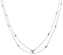 Load image into Gallery viewer, Splendid 14k Solid White Gold Chain Necklace
