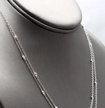 Load image into Gallery viewer, Splendid 14k Solid White Gold Chain Necklace