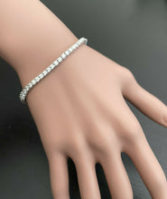 Load image into Gallery viewer, Very Impressive 4.70 Carats Natural Diamond 14K Solid White Gold Bracelet