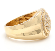 Load image into Gallery viewer, 1.00Ct Carats Natural Diamond 14K Solid Yellow Gold Men&#39;s Ring