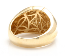 Load image into Gallery viewer, 1.00Ct Carats Natural Diamond 14K Solid Yellow Gold Men&#39;s Ring