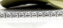 Load image into Gallery viewer, Very Impressive 3.15 Carats Natural Diamond 14K Solid White Gold Bracelet