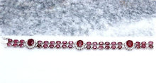 Load image into Gallery viewer, Very Impressive 23.30 Carats Natural Red Ruby &amp; Diamond 14K Solid White Gold Bracelet