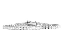 Load image into Gallery viewer, Very Impressive 4.15 Carats Natural VS Diamond 14K Solid White Gold Bracelet