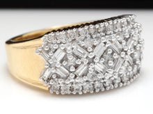 Load image into Gallery viewer, Splendid 1.25 Carats Natural Diamond 14K Solid Yellow Gold Ring