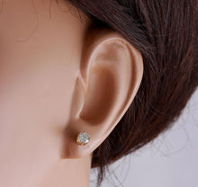 Load image into Gallery viewer, Exquisite .40 Carats Natural Diamond 14K Solid Yellow Gold Stud Earrings