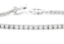 Load image into Gallery viewer, Very Impressive 3.00 Carats Natural Diamond 14K Solid White Gold Bracelet