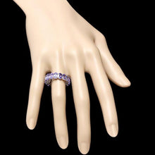 Load image into Gallery viewer, 7.80 Carats Natural Tanzanite14k Solid White Gold Ring