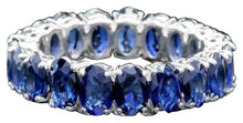 Load image into Gallery viewer, 8.80ct Natural Sapphire 14k Solid White Gold Ring