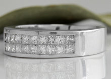 Load image into Gallery viewer, Estate 1.20Ct Natural VS1 Diamond 14K Solid White Gold Unisex Ring